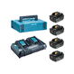 Набор Makita MAKPAC PSK MKP3PG184 BL1860B + DC18RD