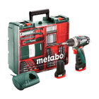 Аккумуляторная дрель-шуруповерт Metabo PowerMaxx BS Basic Set + набор бит — Фото 2